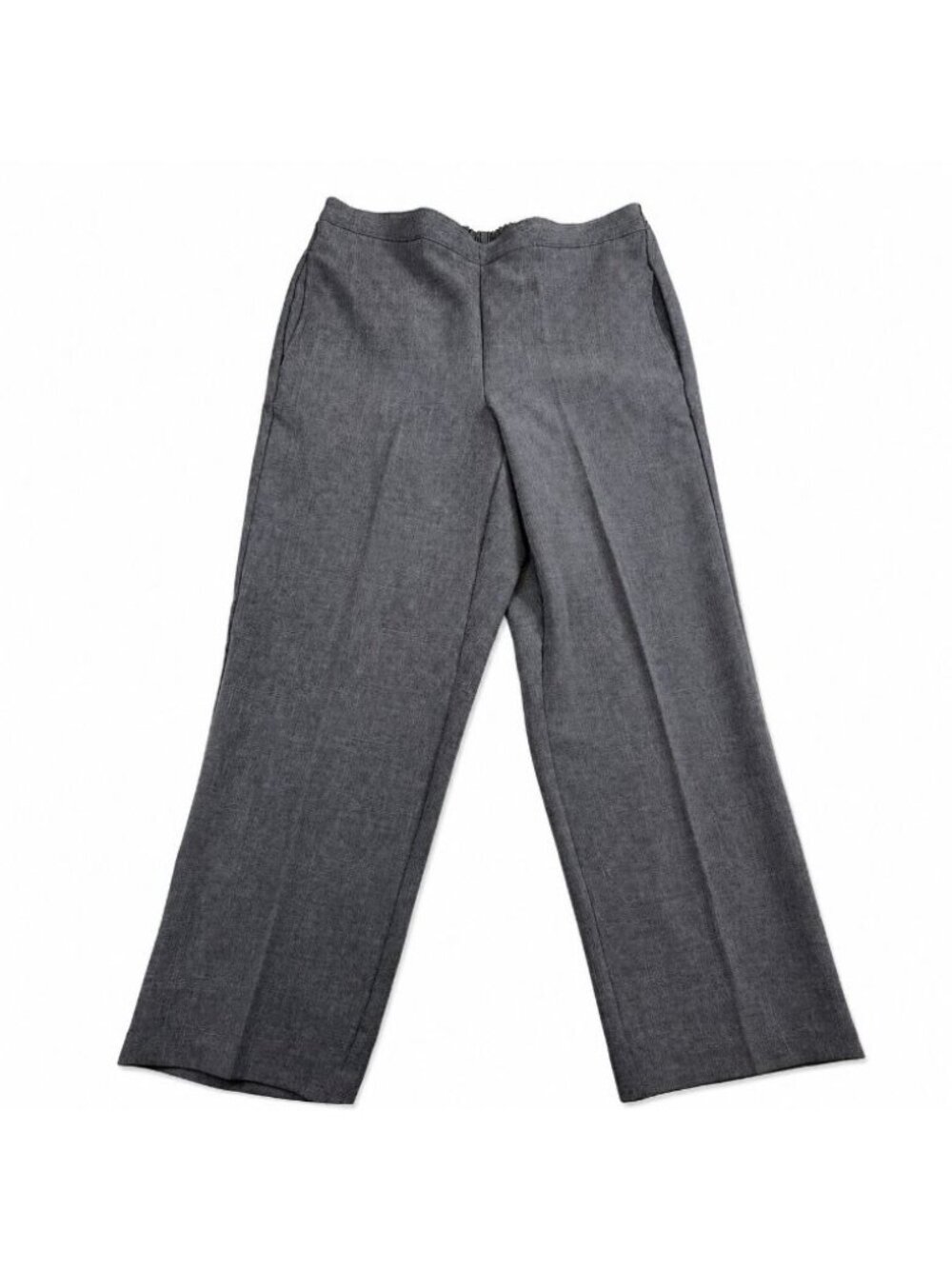 Alfred Dunner Petite 6P Gray Proportioned Short Pull-On Polyester Classic NWT